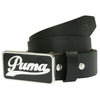 Puma Golf Black Script Fitted Belt