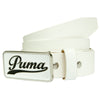 Puma Golf White Script Fitted Belt