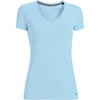 Under Armour Women's Electric Blue UA Charged Cotton Undeniable S/S V-Neck