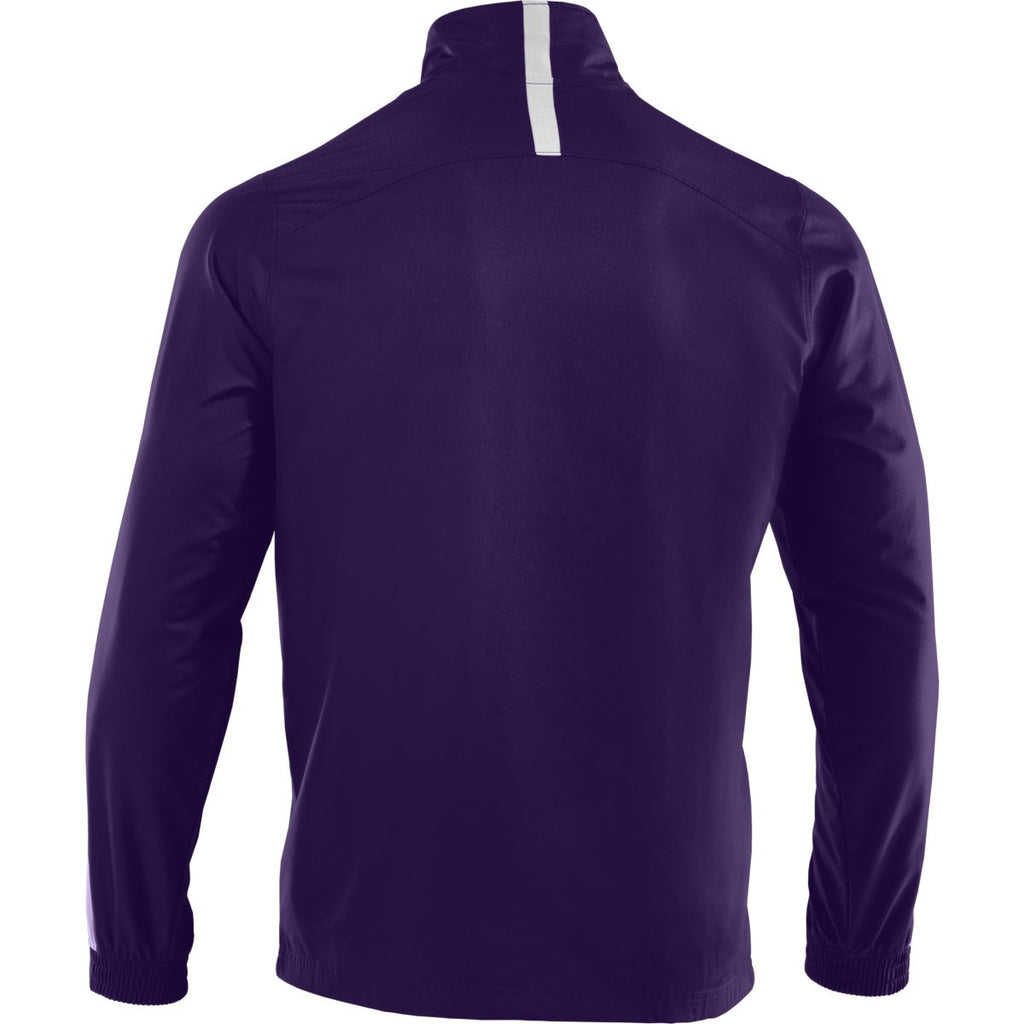 Under Armour Men's Purple/White Essential Woven Jacket