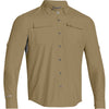 Under Armour Men's Beige Iso-Chill Flats Guide L/S Shirt