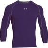 Under Armour Men's Purple HeatGear Armour L/S Compression Shirt