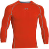 Under Armour Men's Orange HeatGear Armour L/S Compression Shirt