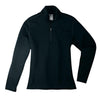 Page and Tuttle Women's Black Pin Dot Quarter Zip