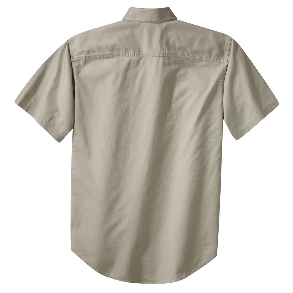 Port Authority Men's Stone Short Sleeve Twill Shirt