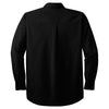 Port Authority Men's Black Long Sleeve Easy Care, Soil Resistant Shirt