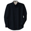 Port Authority Men's Classic Navy/Light Stone Extended Size Long Sleeve Easy Care Shirt