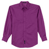 Port Authority Men's Deep Berry Extended Size Long Sleeve Easy Care Shirt