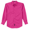 Port Authority Men's Tropical Pink Extended Size Long Sleeve Easy Care Shirt