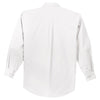 Port Authority Men's White/Light Stone Tall Long Sleeve Easy Care Shirt