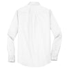 Port Authority Men's White Stain Resistant Roll Sleeve Twill Shirt
