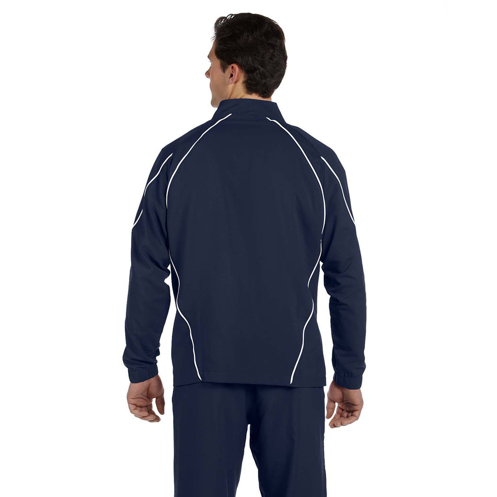 Russell Athletic Men's Navy/White Team Prestige Full-Zip Jacket