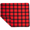 Bullet Red/Black Buffalo Plaid Fleece Blanket
