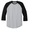 Sport-Tek Men's Silver/Black PosiCharge Baseball Jersey
