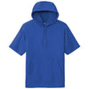 Sport-Tek Men's True Royal Sport-Wick Fleece Short Sleeve Pullover Hoodie