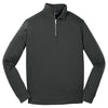 Sport-Tek Men's Graphite Grey Repel 1/4-Zip Pullover