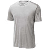 Sport-Tek Men's Light Grey Heather/Light Grey Endeavor Short Sleeve Tee