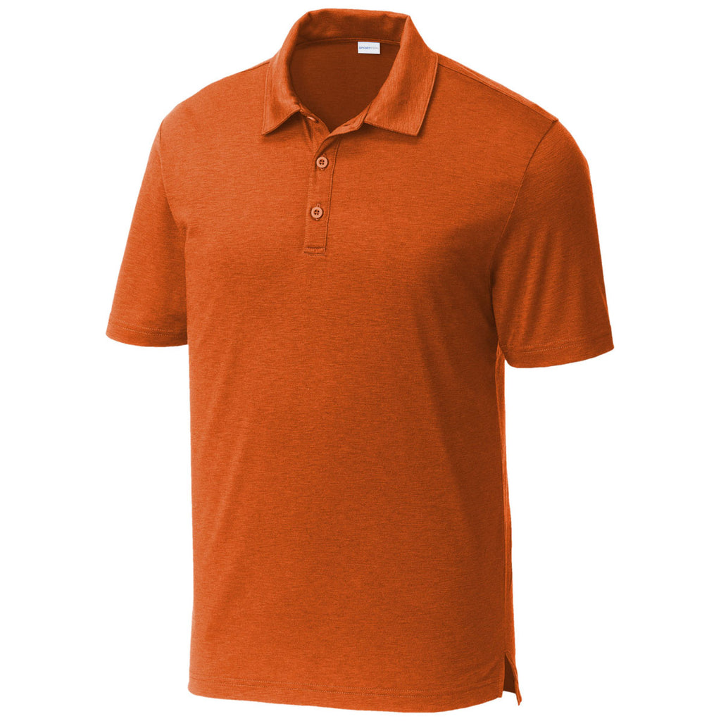 Sport-Tek Men's Texas Orange PosiCharge Strive Polo