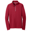 Sport-Tek Men's Deep Red Textured 1/4-Zip Pullover