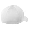 Sport-Tek White Flexfit Cool & Dry Poly Block Mesh Cap