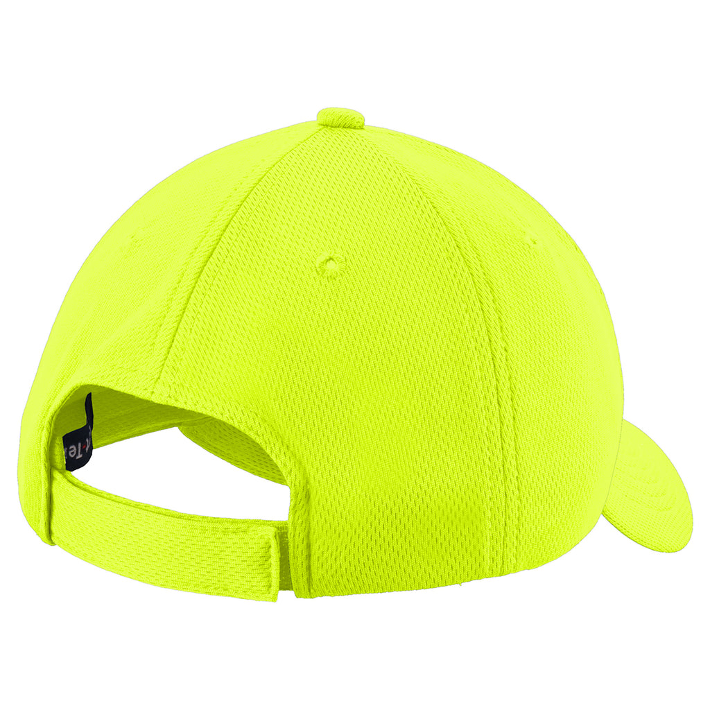 Sport-Tek Neon Yellow PosiCharge RacerMesh Cap