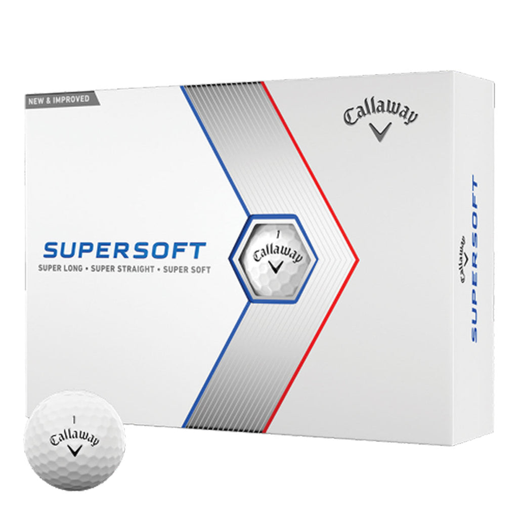Callaway White Supersoft Golf Balls (Expedited Lead Times)