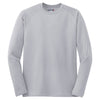 Sport-Tek Men's Silver Dry Zone Long Sleeve Raglan T-Shirt