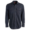 Timberland Men's Black Flame Resistance Cotton Core Button Front Shirt