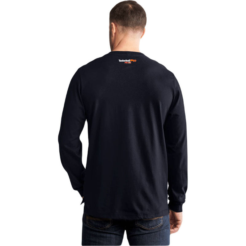 Timberland Men's Navy Core Pocket Long Sleeve T-Shirt