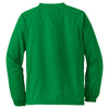 Sport-Tek Men's Kelly Green Tall V-Neck Raglan Wind Shirt
