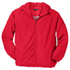 Sport-Tek Men's True Red Tall Hooded Raglan Jacket