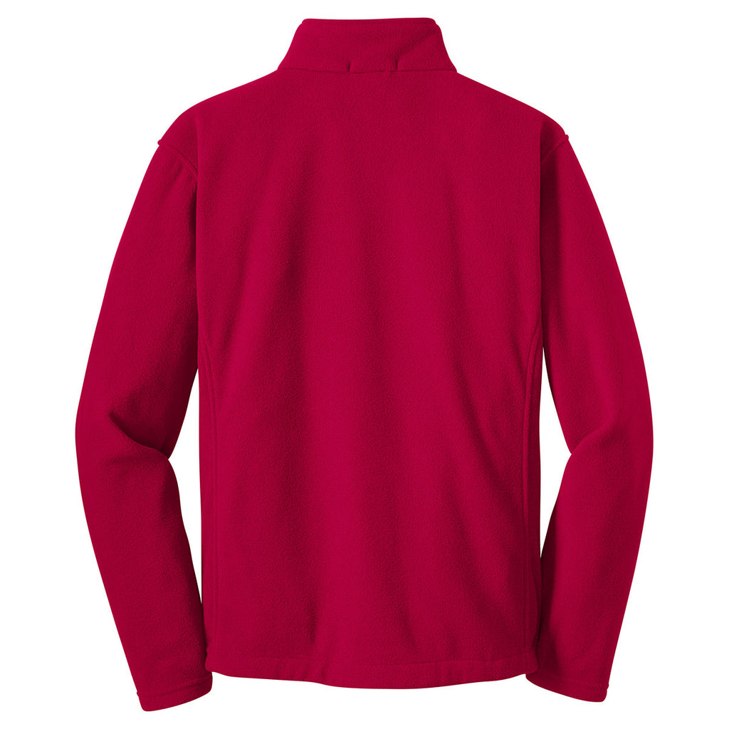 Port Authority Men's True Red Tall Value Fleece Jacket