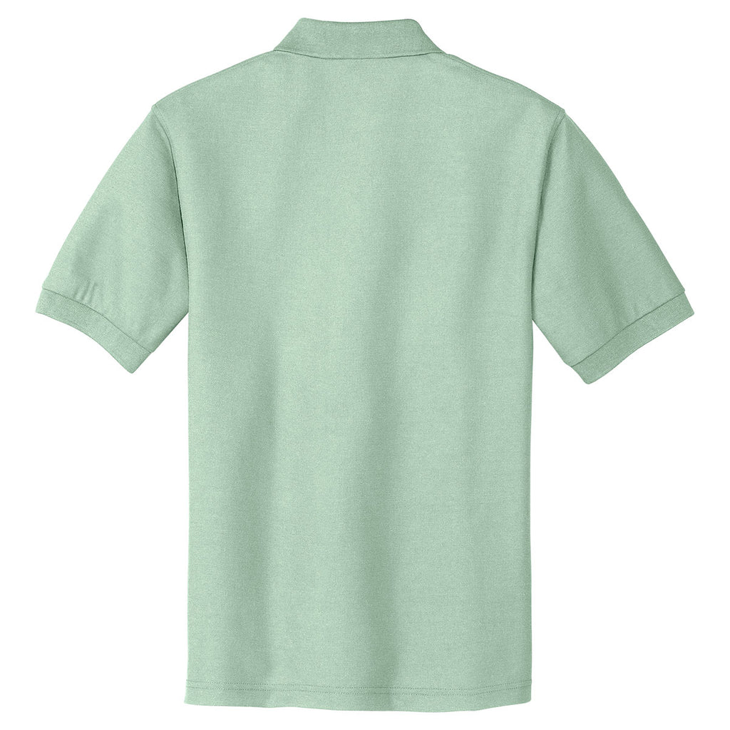 Port Authority Men's Mint Green Tall Silk Touch Polo