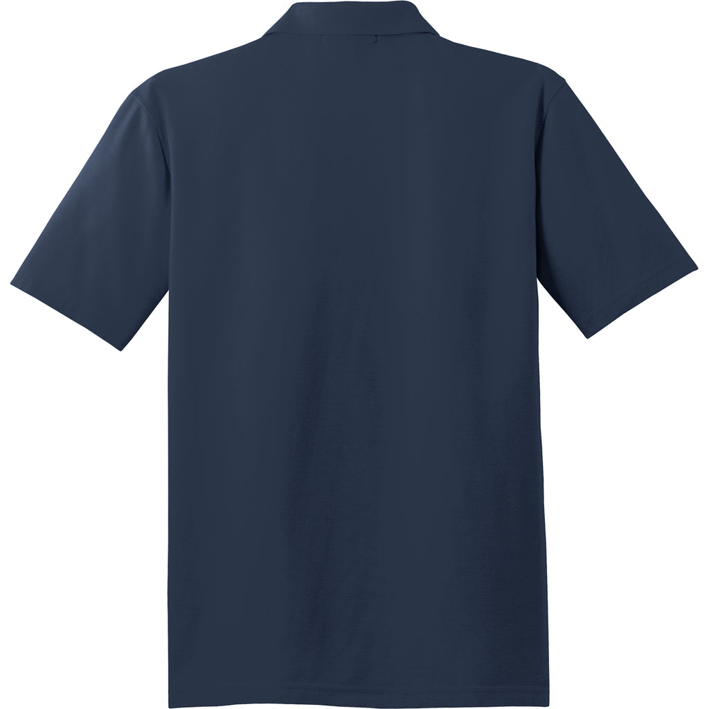 Port Authority Men's Navy Tall Stain-Resistant Polo
