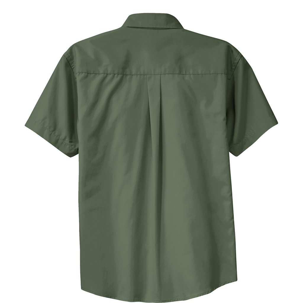 Port Authority Men's Clover Green Tall Short Sleeve Easy Care Shirt