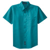 Port Authority Men's Teal Green Tall Short Sleeve Easy Care Shirt