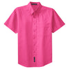 Port Authority Men's Tropical Pink Tall Short Sleeve Easy Care Shirt