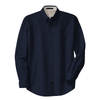Port Authority Men's Classic Navy/Light Stone Tall Long Sleeve Easy Care Shirt