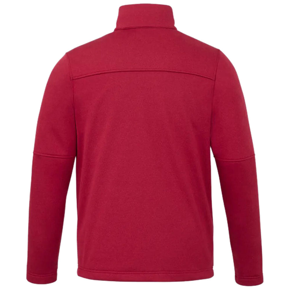 Elevate Men's Vintage Red Heather Joris Eco Softshell Jacket