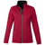 Elevate Women's Vintage Red Heather Joris Eco Softshell Jacket