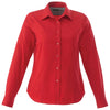 Elevate Women's Team Red Wilshire Long Sleeve Shirt
