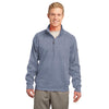 Sport-Tek Men's Grey Heather Tall Tech Fleece 1/4-Zip Pullover