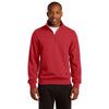 Sport-Tek Men's True Red Tall 1/4-Zip Sweatshirt