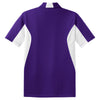 Sport-Tek Men's Purple/ White Tall Side Blocked Micropique Sport-Wick Polo