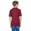 Team 365 Youth Sp Maroon Heather Zone Sonic Heather Performance T-Shirt