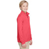Team 365 Youth Sport Red Heather Zone Sonic Heather Performance Quarter-Zip
