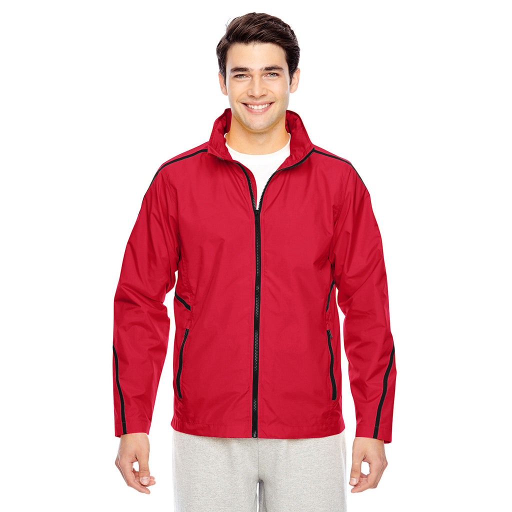 Team 365 Men's Sport Red Conquest Jacket with Mesh Lining