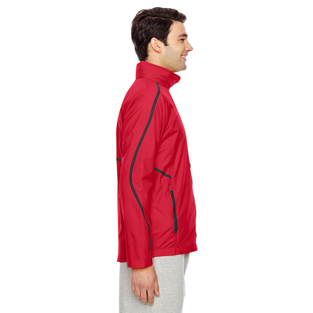 Team 365 Men's Sport Red Conquest Jacket with Mesh Lining