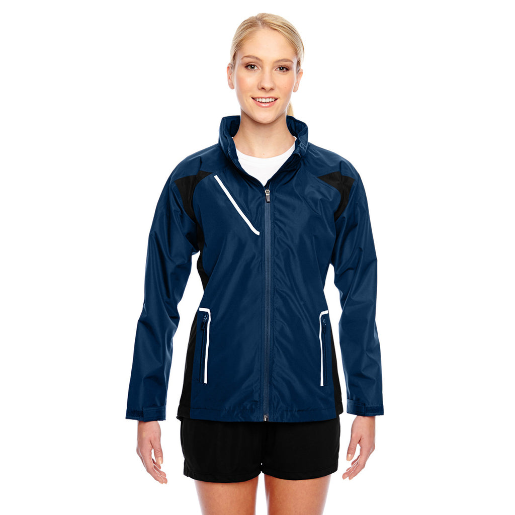 Team 365 Women's Sport Dark Navy Dominator Waterproof Jacket