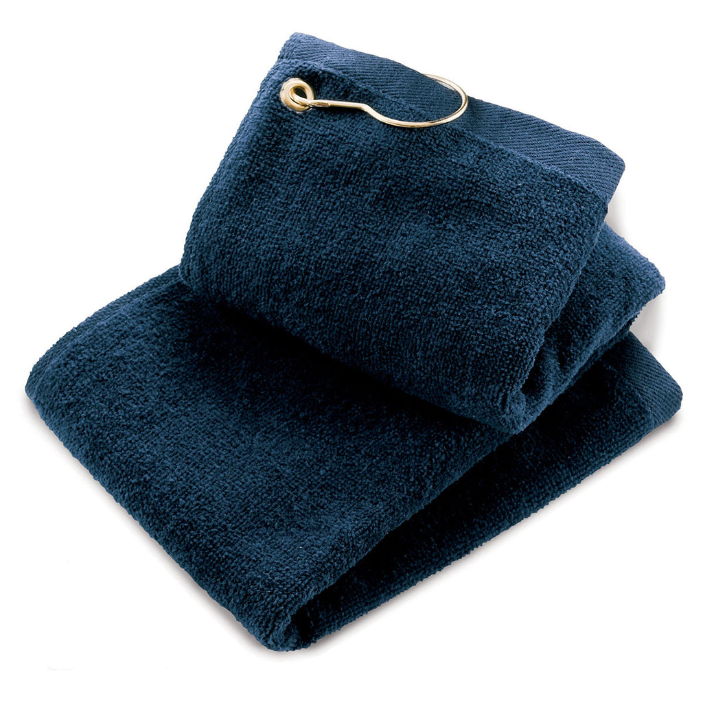 Port Authority Navy Grommeted Golf Towel